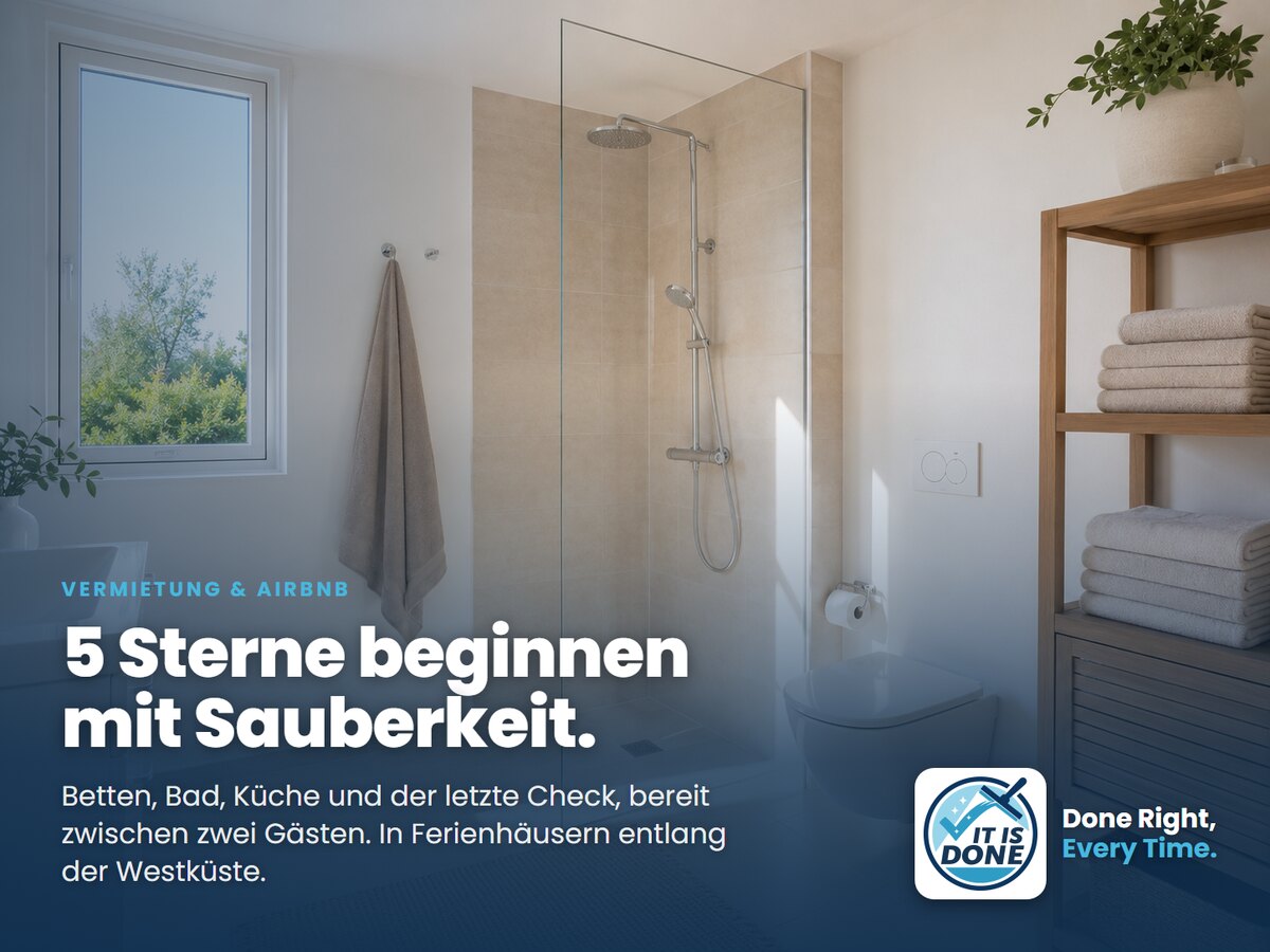Airbnb-Reinigung: so behalten Sie Ihre guten Bewertungen