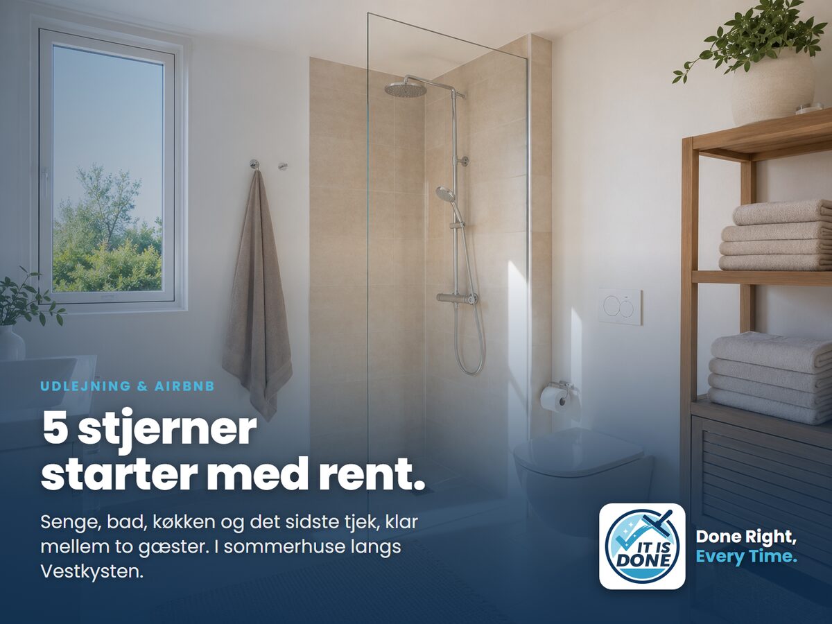 Airbnb-rengøring: sådan beholder du de gode anmeldelser