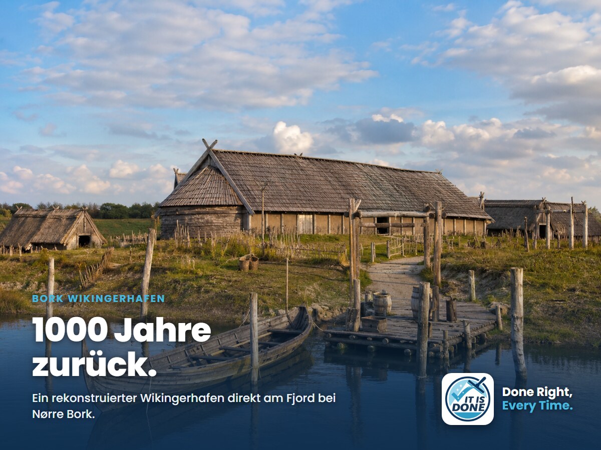 Bork Wikingerhafen: eine Reise 1000 Jahre zurück direkt am Fjord