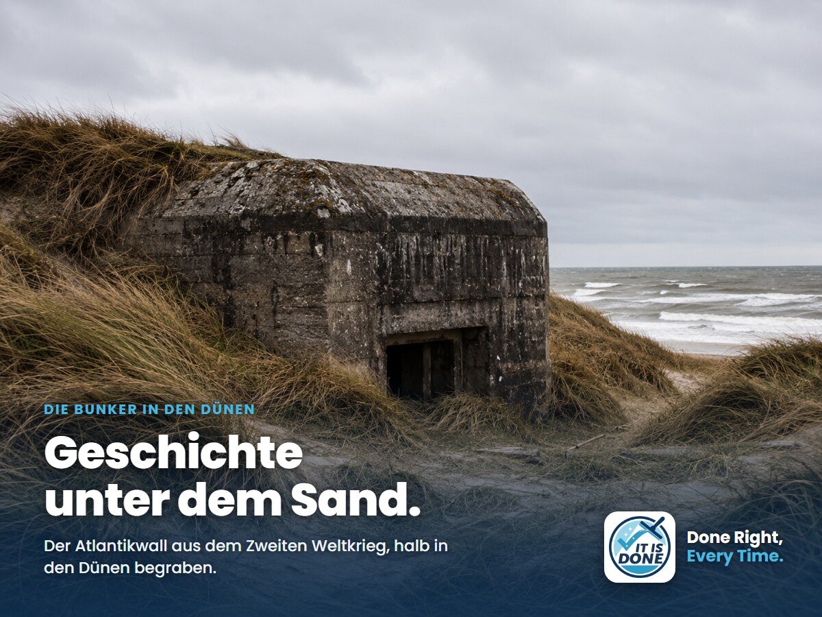 Die Bunker in den Dünen: die Geschichte unter dem Sand an der Westküste