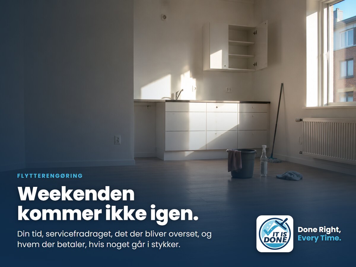 Gør det selv eller få det gjort: hvad flytterengøring i egen hånd egentlig koster