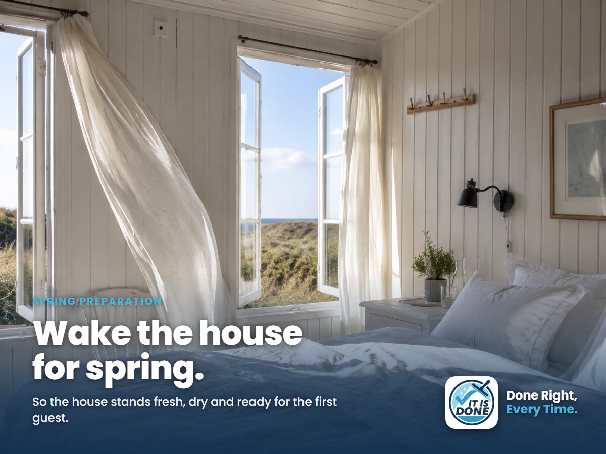 Spring preparation of the holiday home: how the house is ready for the first guest