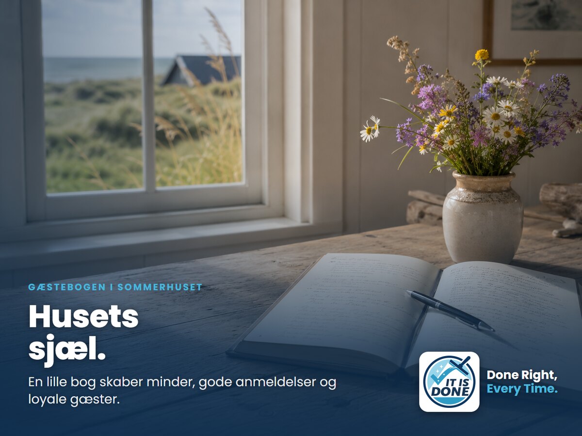 Gæstebogen i sommerhuset: husets sjæl og dit bedste udlejningsværktøj
