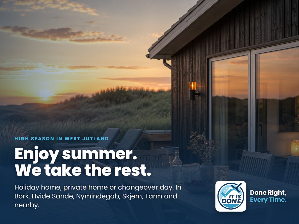 High season on the West Coast: plan your cleaning in good time