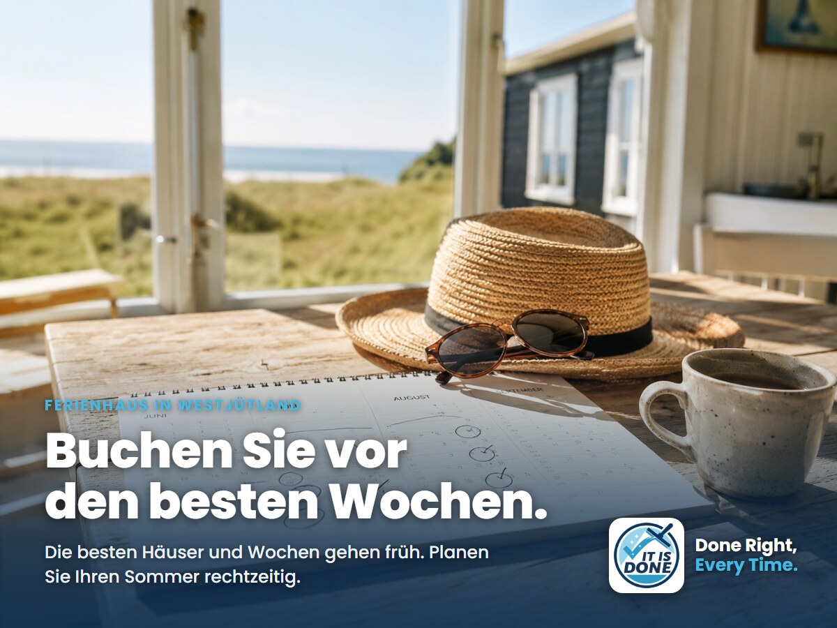 Wann sollten Sie ein Ferienhaus in Westjütland mieten? Buchen Sie, bevor die besten Wochen weg sind