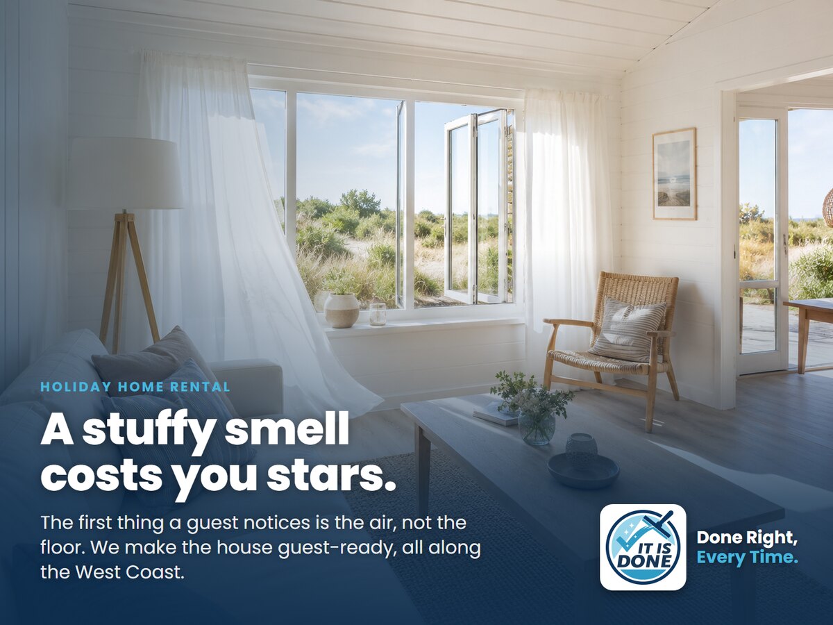Does your holiday home smell stuffy? It costs you stars in the reviews