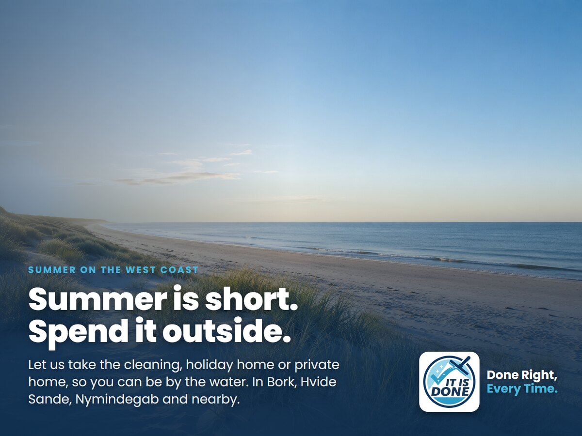 Summer by the coast: spend it on the beach, not on mopping