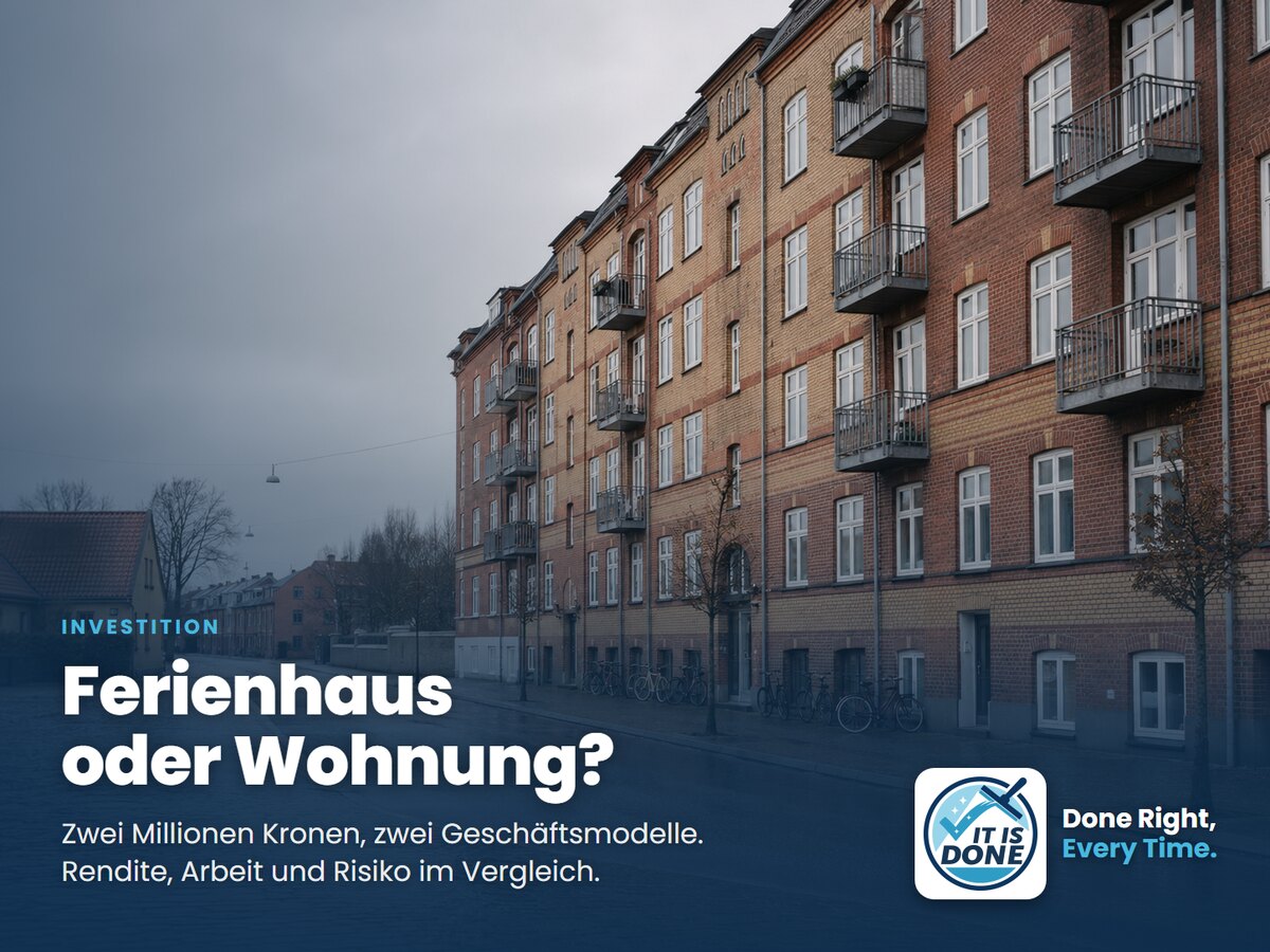 Ferienhaus oder Stadtwohnung: was werfen zwei Millionen Kronen ab?