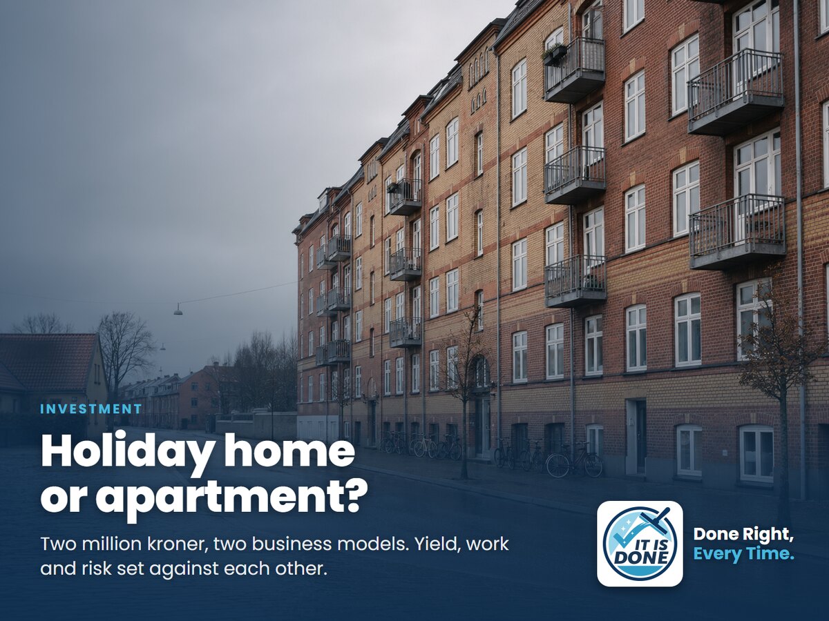 Holiday home or city flat: what does two million kroner actually return?