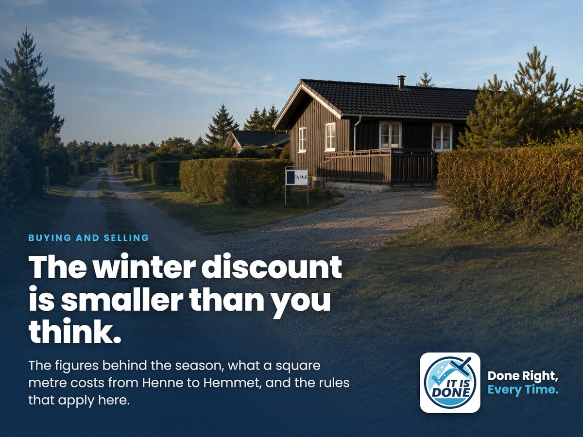Buying and selling a summer house in West Jutland: figures, rules and the bills nobody mentions