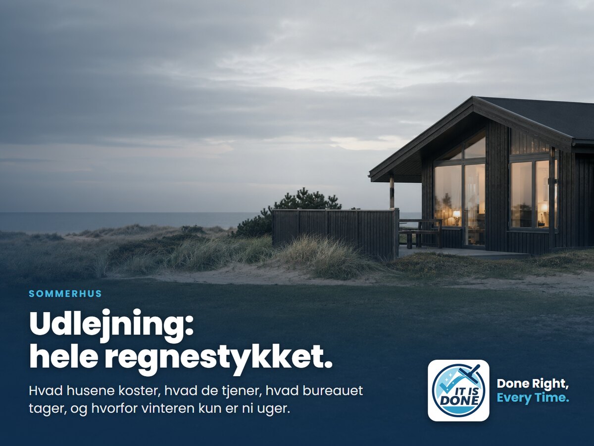 Udlejning af sommerhus i Vestjylland: hele regnestykket