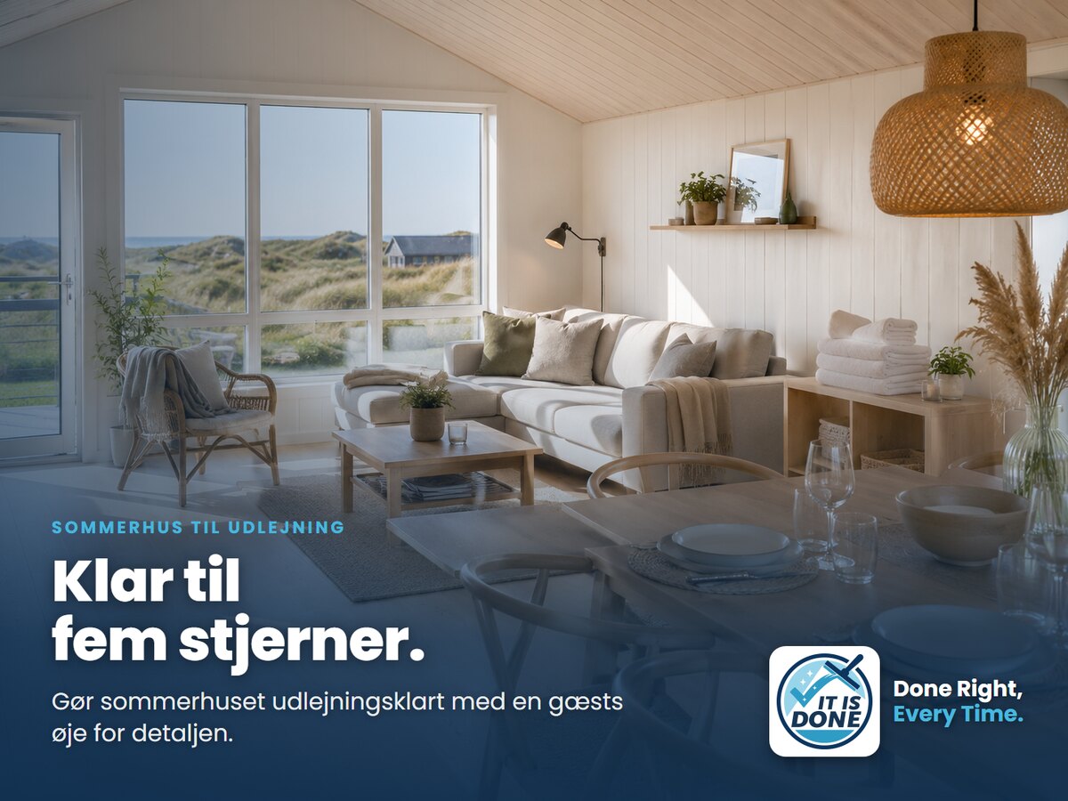 Sommerhus klar til udlejning: sådan får du femstjernede anmeldelser
