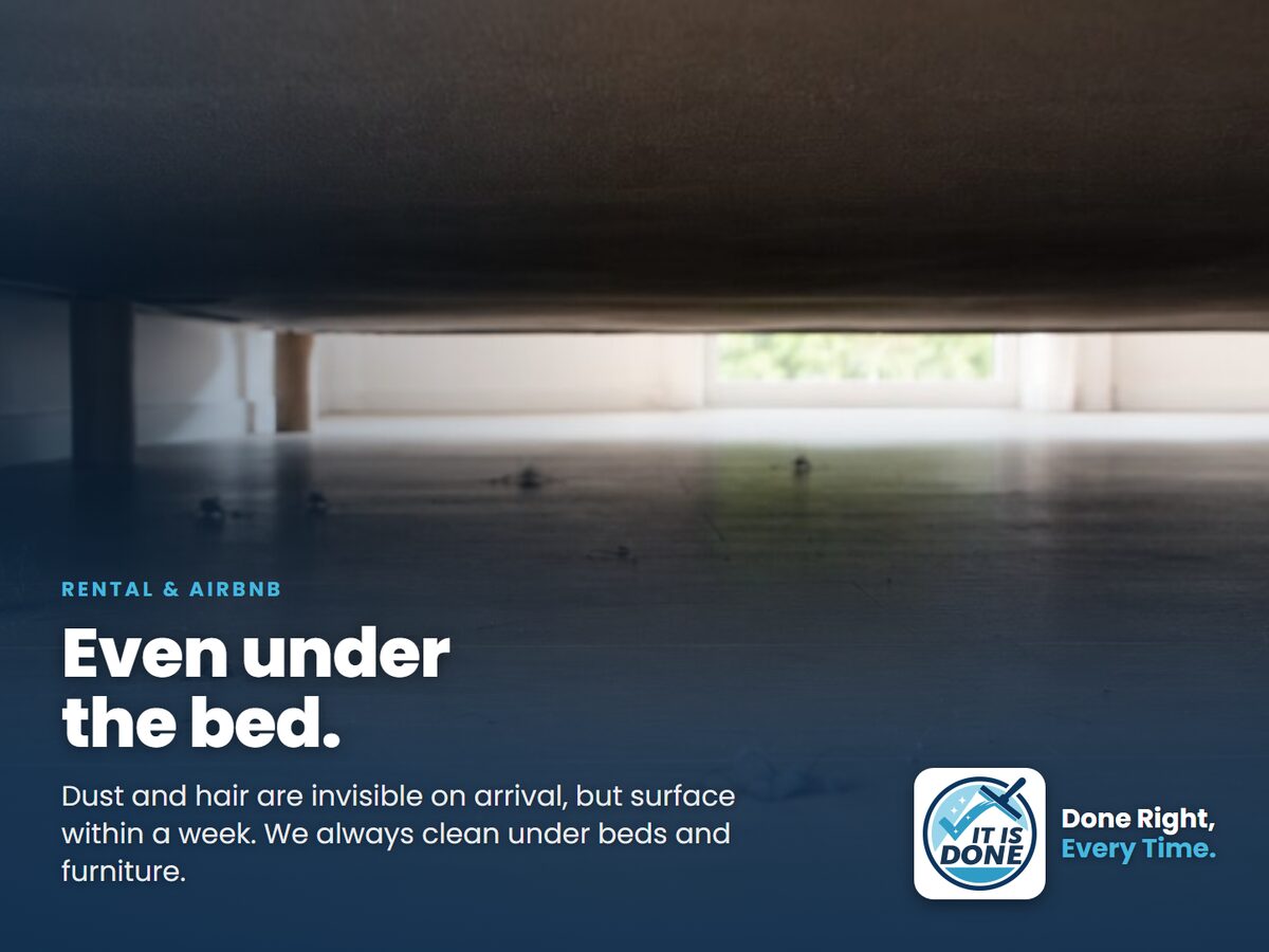 Under the bed: what guests only discover after a week