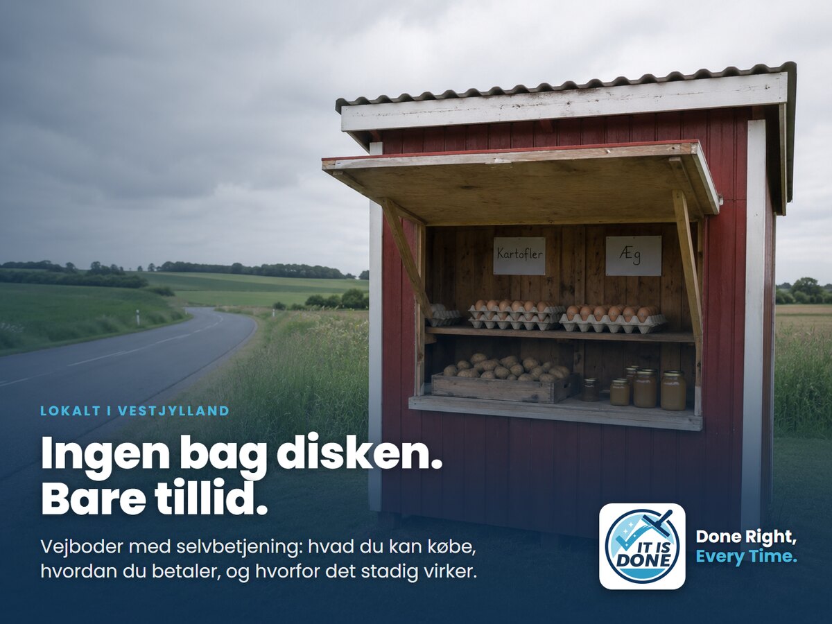 Vejboder med selvbetjening: sådan køber du lokalt i Vestjylland
